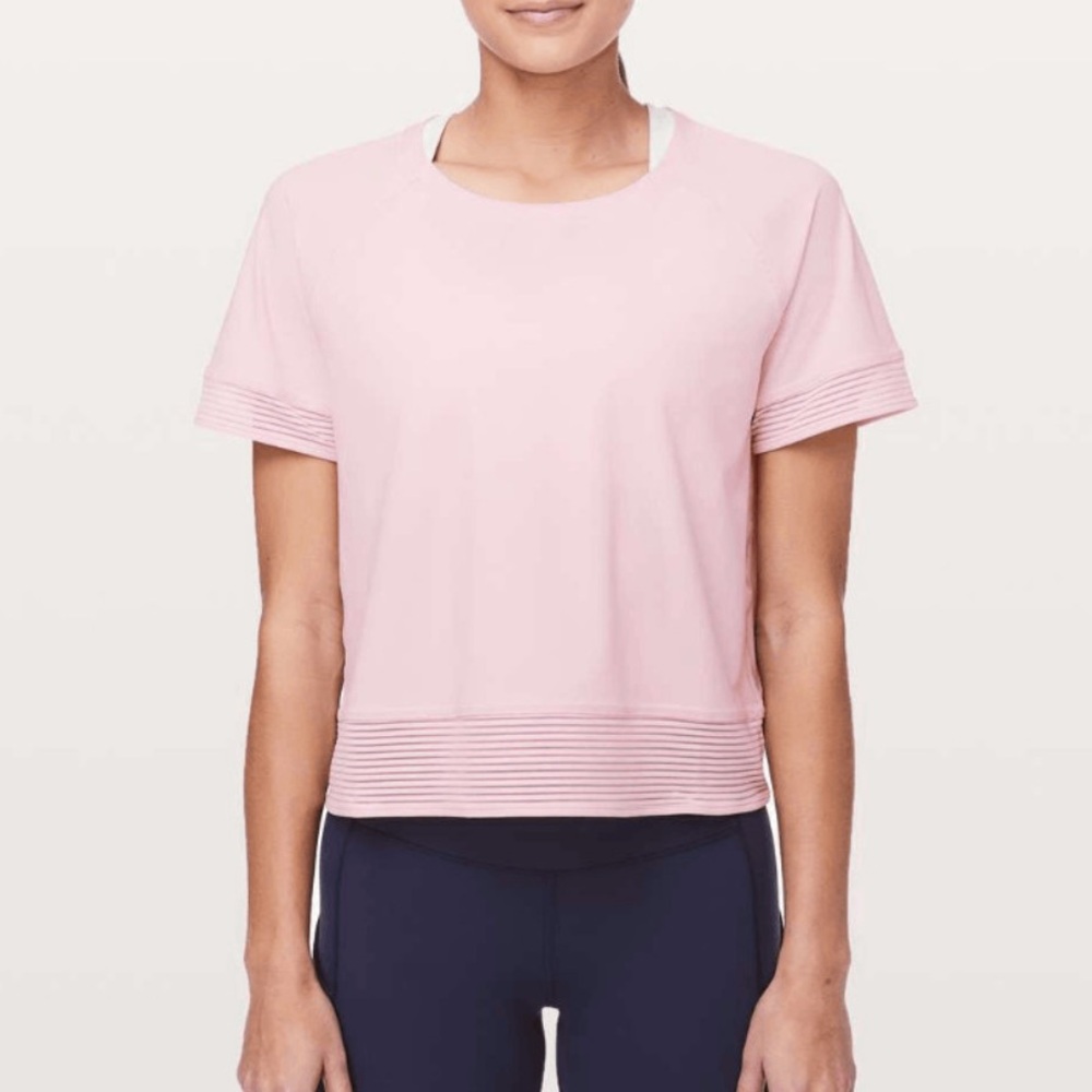 lululemon athletica Pink Short Sleeve Tee
